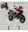 Kit completo adesivi design tricolore - Ducati Multistrada V4 