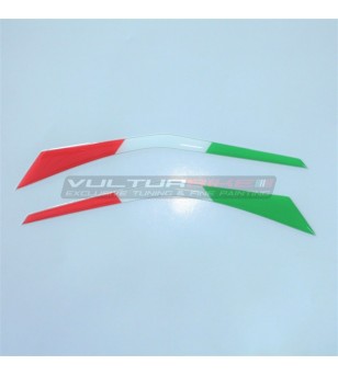 Drapeaux tricolores en résine 3D - Ducati Multistrada V4 / Rallye