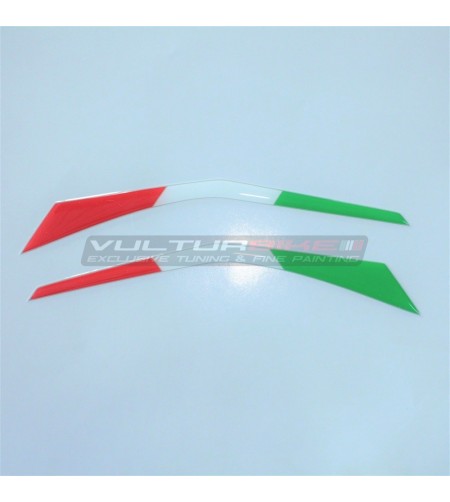 Banderas Tricolor de Resina 3D - Ducati Multistrada V4 / Rally