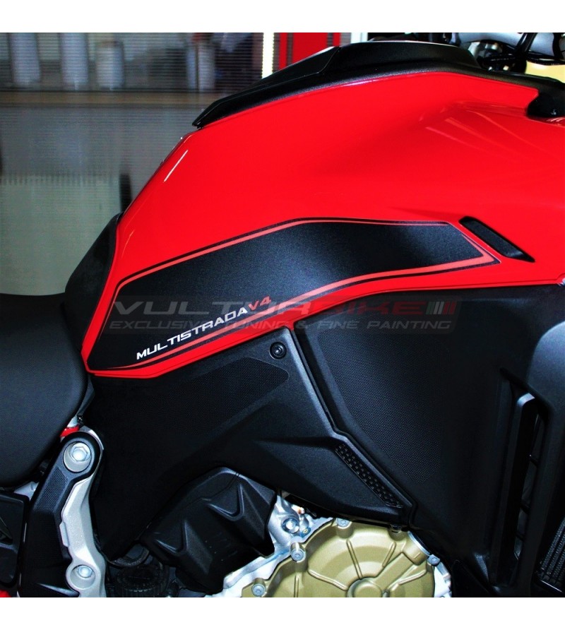 Protectores exclusivos del tanque de acabado - Ducati Multistrada V4
