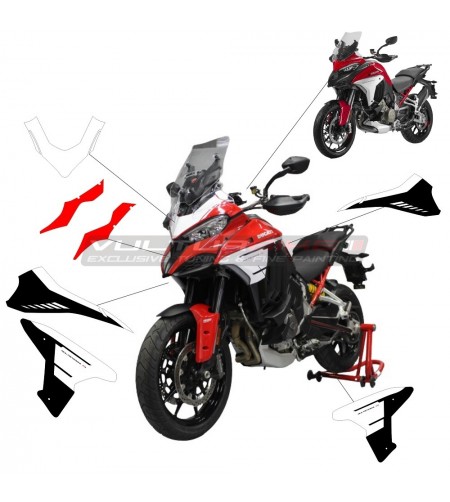 Complete stickers' kit pikes peak 2015 design - Ducati Multistrada V4 / V4S