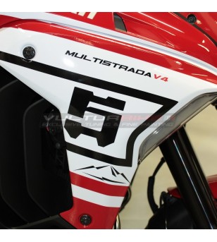 Complete stickers' kit Route Pikes Peak design - Ducati Multistrada V4 / V4S