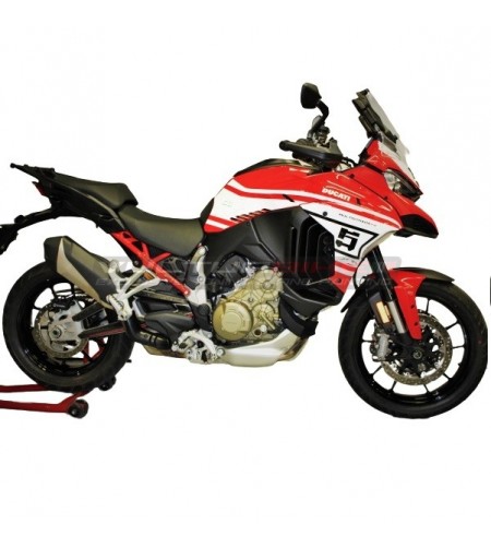 Kit de pegatinas completo Route Pikes Peak diseño - Ducati Multistrada V4 / V4S 