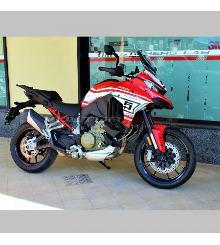 Kit de pegatinas completo Route Pikes Peak diseño - Ducati Multistrada V4 / V4S 