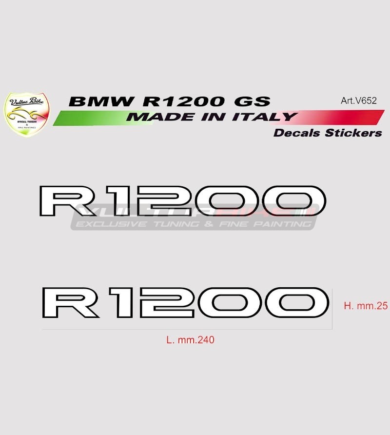 Bmw R1200 GS Motorcycle Sticker Kit 2