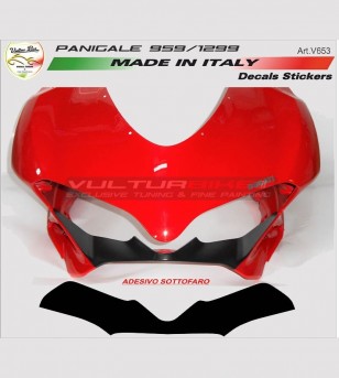 Under headlights stickers - Ducati Panigale  899 / 1199 / 959 / 1299