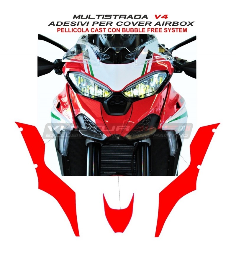 Airbox Abdeckung Aufkleber - Ducati Multistrada V4 / V4S