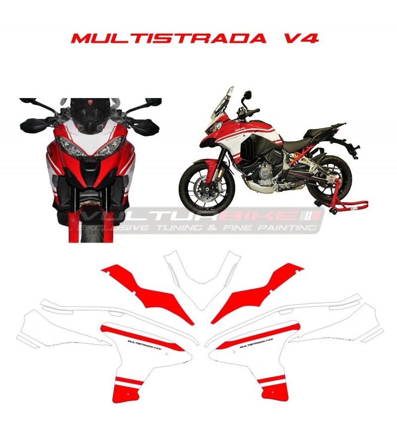 Kit autocollant complet - Ducati Multistrada V4
