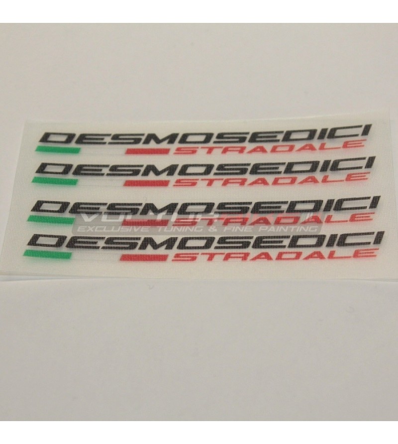 Desmosedici Road stickers transparent background - Ducati Panigale V4 / V4S / V4R