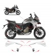Komplette urbane graue Edition Klebeset - Ducati Multistrada V4 / V4S