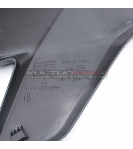 Original Ducati black left side panel - Streetfighter V4 / V4S 