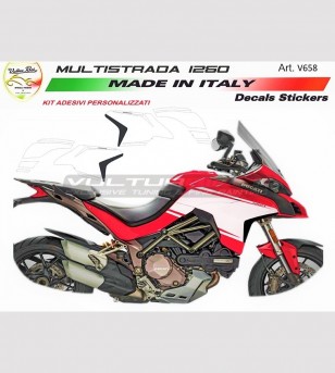 SET Aufkleber für Ducati Multistrada 1260 / 950 verschiedene Farben 