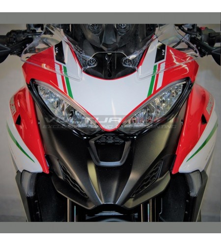 Adhésif bulle design tricolore - Ducati Multistrada V4 / V4S 