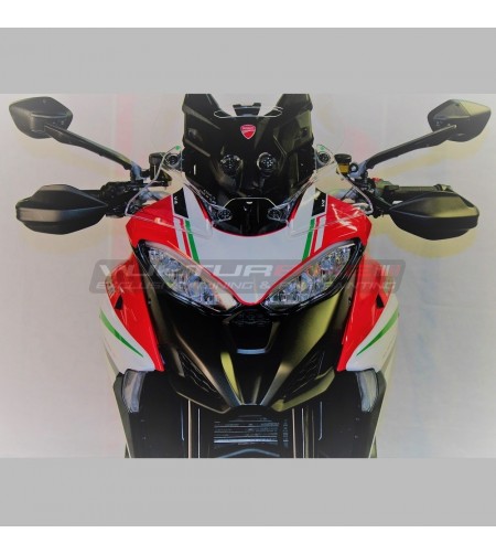 Adhésif bulle design tricolore - Ducati Multistrada V4 / V4S 
