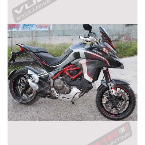 Kits autocollants pour Ducati Multistrada Volcano Gray 