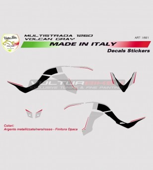 Kit adesivi per Ducati Multistrada Volcano Gray 