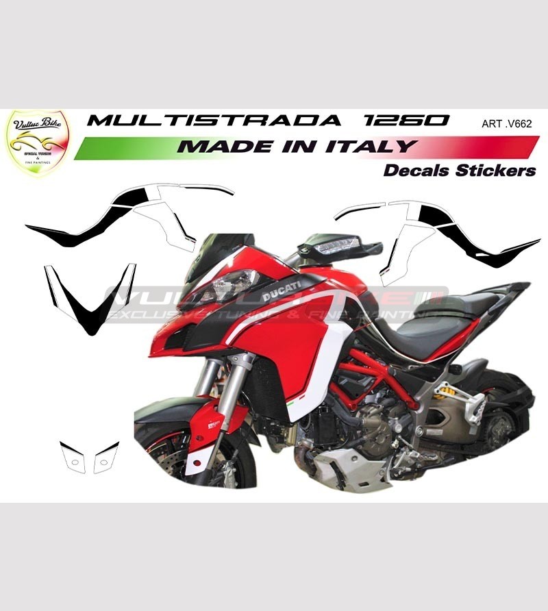Sticker-Kit für Ducati Multistrada 1260 Custom Design