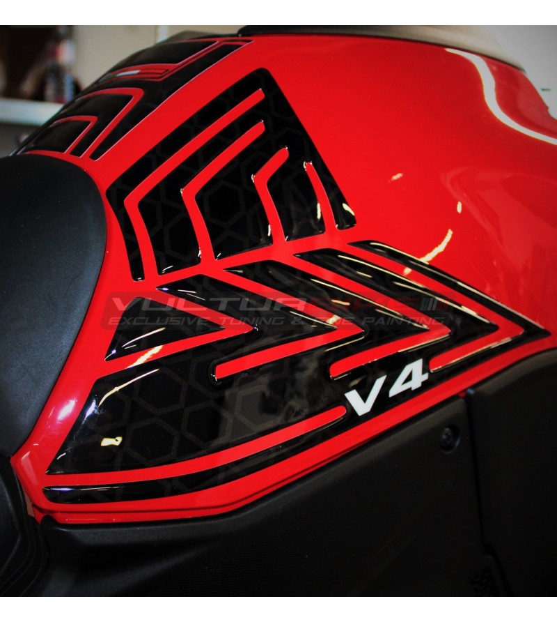 Juego de protección del tanque de resina 3D - Ducati Multistrada V4