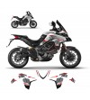 Kit de pegatinas de diseño de contraste - Ducati Multistrada 950 blanco / gris volcan 