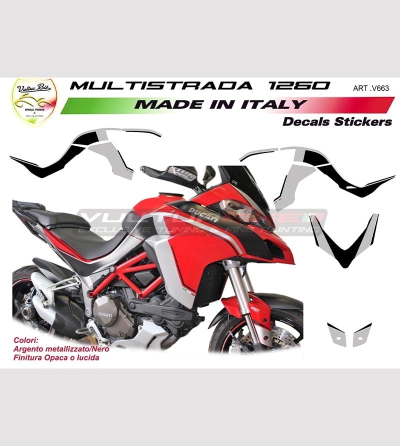 Vulturbike Stickers Kit For Ducati Multistrada 1260 Design Customized 