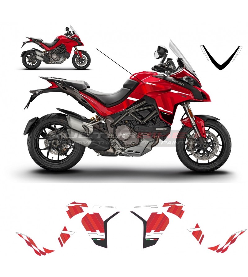 Kit de pegatinas de diseño de contraste - Ducati Multistrada 1200 / 1260