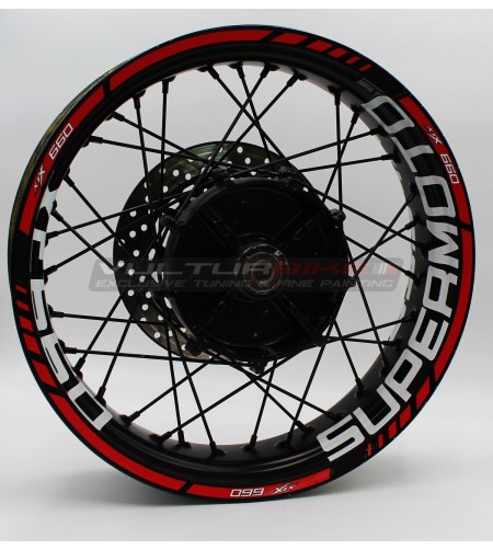 Adesivi per ruote Supermoto - Yamaha XTX 660 
