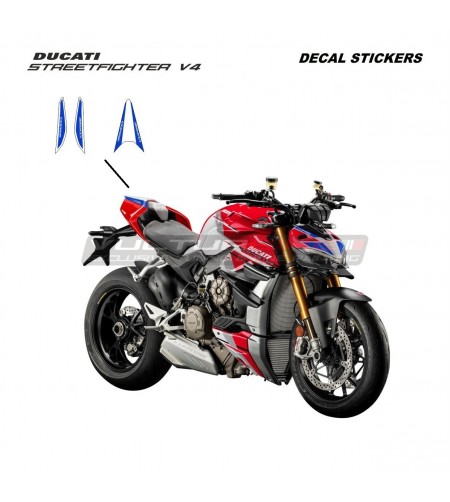 Adesivi codino design S CORSE - Ducati Streetfighter V4 / V2