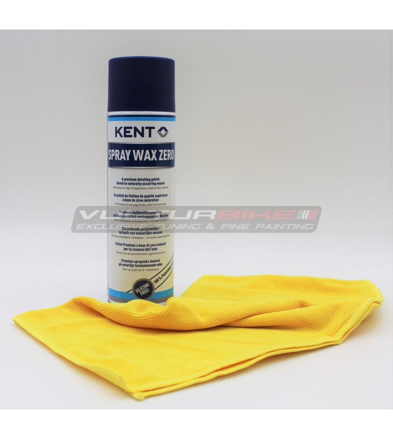Spray Wax Zero lucidante e protettivo + panno in microfibra