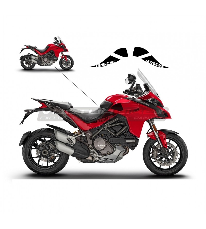 Side hull stickers - Ducati Multistrada 1260S