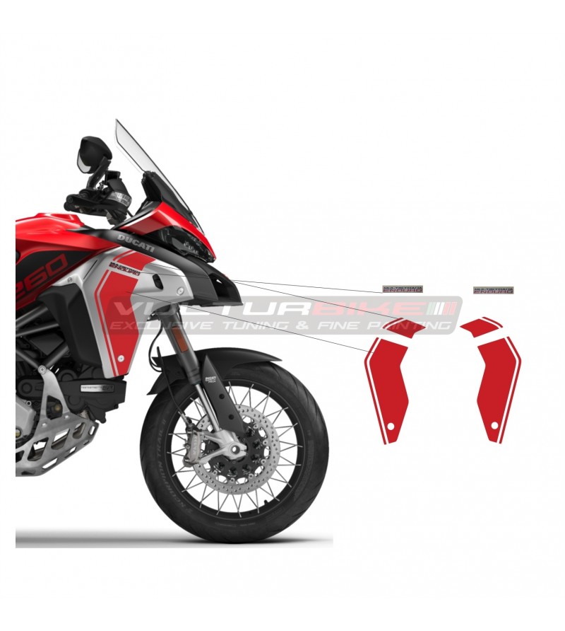 Special stickers kit for side panels - Ducati Multistrada Enduro