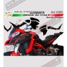 Klebeset für Multistrada 1260 mit individualisierbaren Profilen 