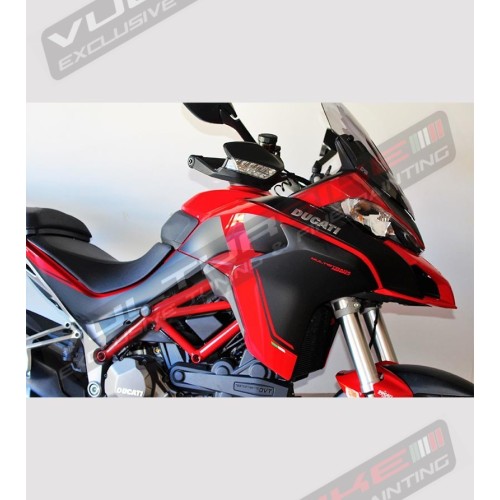 Klebeset für Multistrada 1260 mit individualisierbaren Profilen 