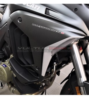 Panneaux latéraux originaux personnalisés - Ducati Multistrada V4 / V4S Aviator Grey
